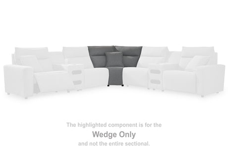 Tampa Furniture Outlet - Ashley Furniture - ModMax II Sectional - Wedge / Salt and Pepper - 6590677