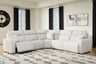 Tampa Furniture Outlet - Ashley Furniture - ModMax II Sectional - 5-Piece Power Reclining Sectional / Stone - 65907S8