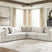 Tampa Furniture Outlet - Ashley Furniture - Ashbourne Estate Sectional - RAF 5-Piece Sectional - PC66004S17