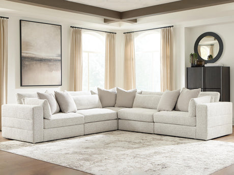 Tampa Furniture Outlet - Ashley Furniture - Ashbourne Estate Sectional - RAF 5-Piece Sectional - PC66004S17