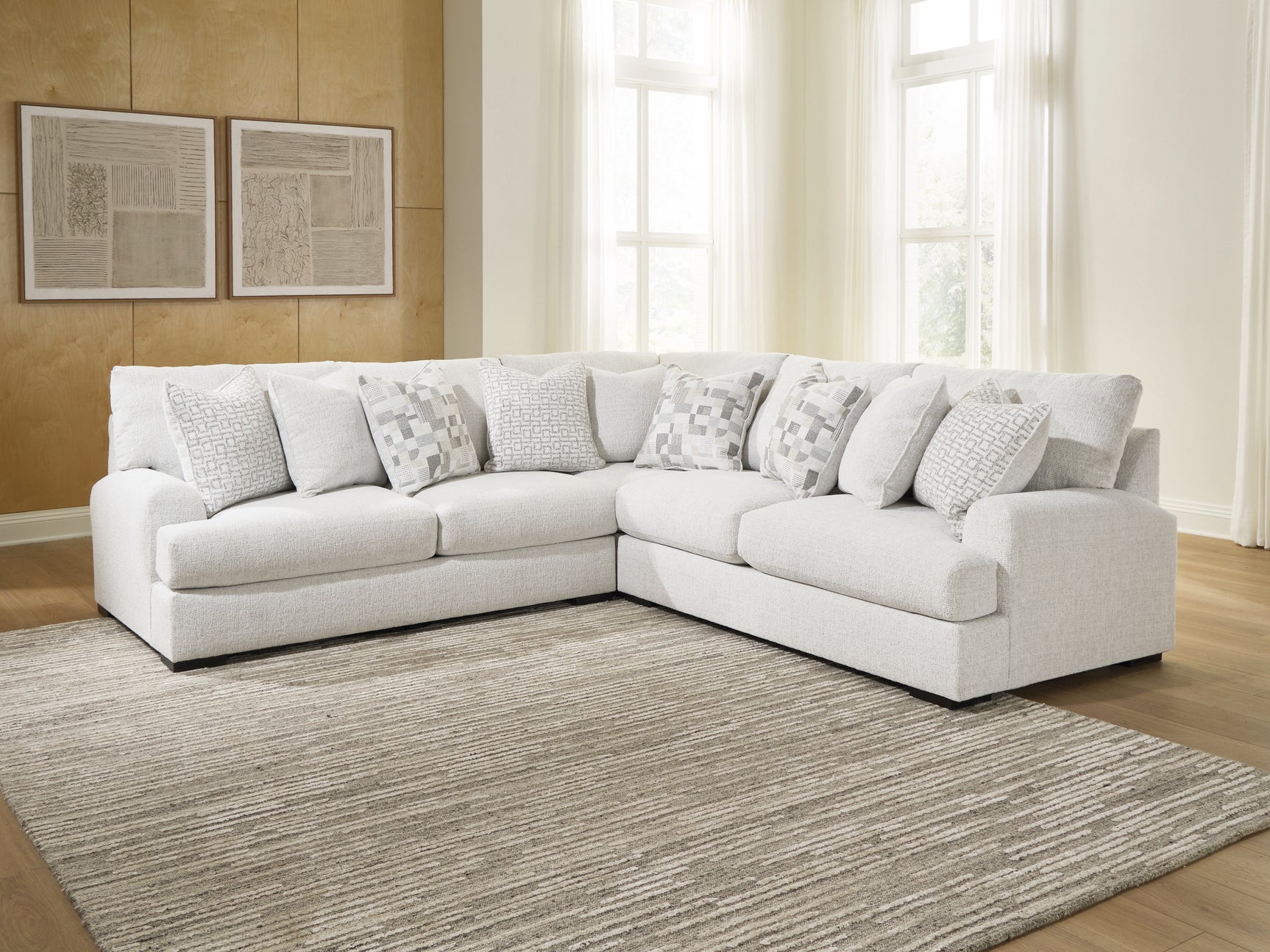 Tampa Furniture Outlet - Ashley Furniture - Misty-Lakes Sectional - 3-Piece Sectional - PC66906S4
