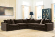 Tampa Furniture Outlet - Ashley Furniture - Maxton Heights Sectional - RAF 5-Piece Sectional - 67807S4