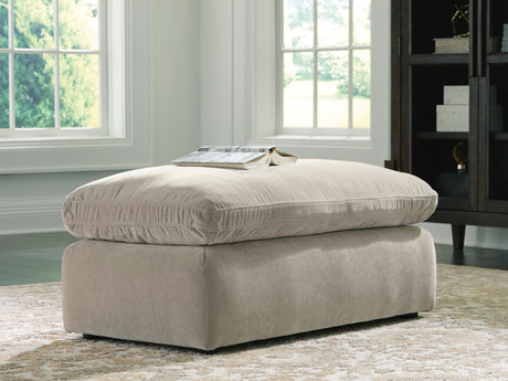 Tampa Furniture Outlet - Ashley Furniture - Maxton Heights Living Room - Ottoman / Pebble - 6780814