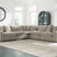 Tampa Furniture Outlet - Ashley Furniture - Maxton Heights Sectional - RAF 5-Piece Sectional / Pebble - 67808S4
