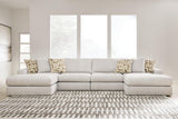 Tampa Furniture Outlet - Ashley Furniture - Kestrie 4-Piece Double Chaise Sectional - 4-Piece Double Chaise Sectional - PC68706S9