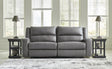 Tampa Furniture Outlet - Ashley Furniture - Brixworth Living Room - 2 Seat Reclining Sofa / Slate - 6910681