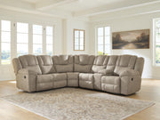 Tampa Furniture Outlet - Ashley Furniture - Pearce-Pike Sectional - 3-Piece Reclining Sectional with Console - PC69205S2