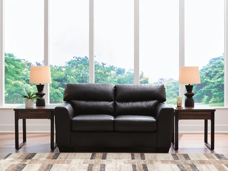 Tampa Furniture Outlet - Ashley Furniture - Glennbre Living Room - Loveseat / Midnight - PC6980435