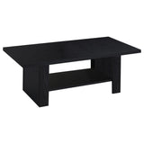 Rodez 3-piece Engineered Wood Coffee Table Set Black - Tampa Furniture Outlet