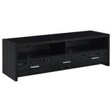 Tampa Furniture Outlet - Coaster - Alton 3-drawer Engineered Wood 61-inch TV Stand Black Oak - 700645