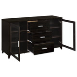Lewes 2-door Engineered Wood 60-inch TV Stand Cappuccino - Tampa Furniture Outlet