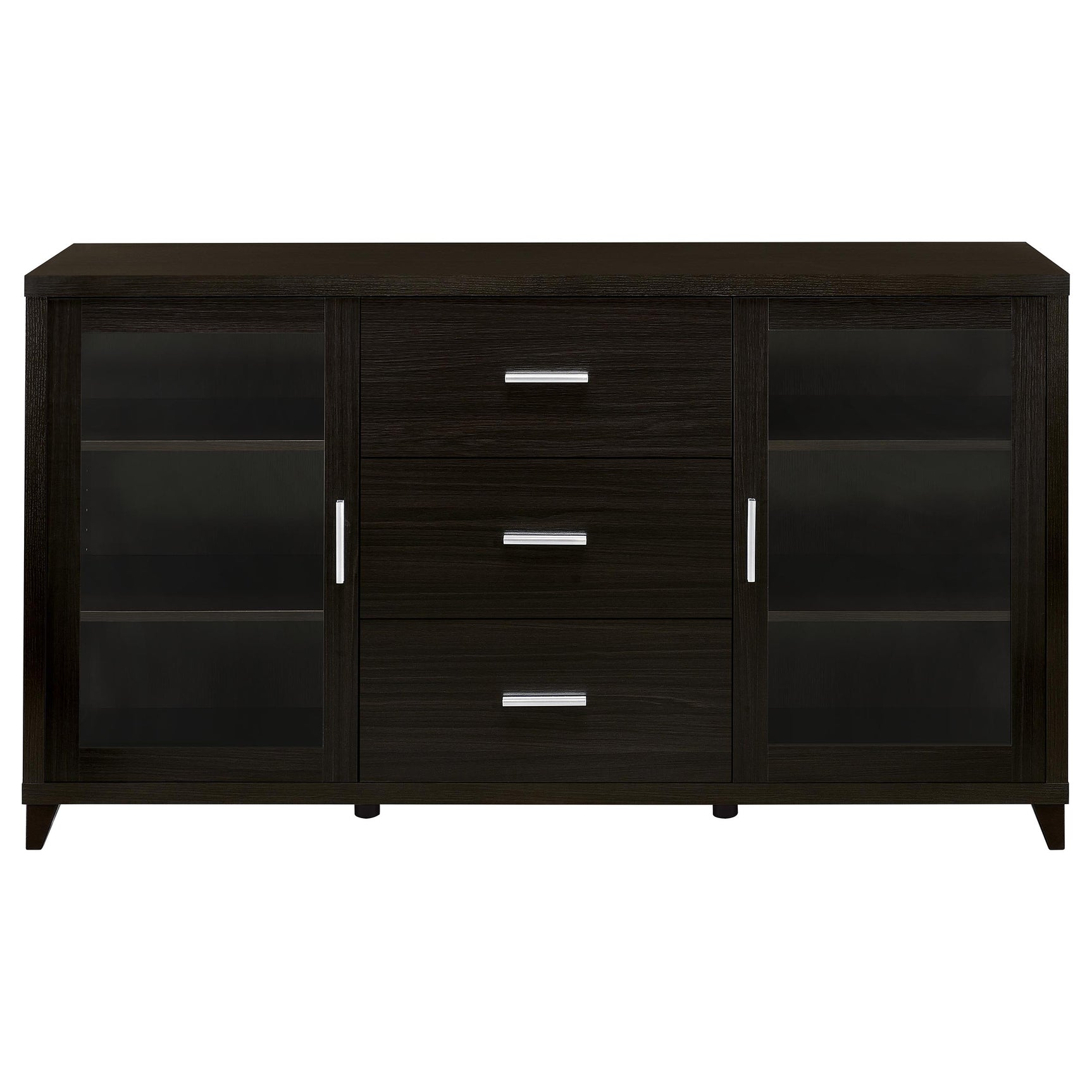 Lewes 2-door Engineered Wood 60-inch TV Stand Cappuccino - Tampa Furniture Outlet