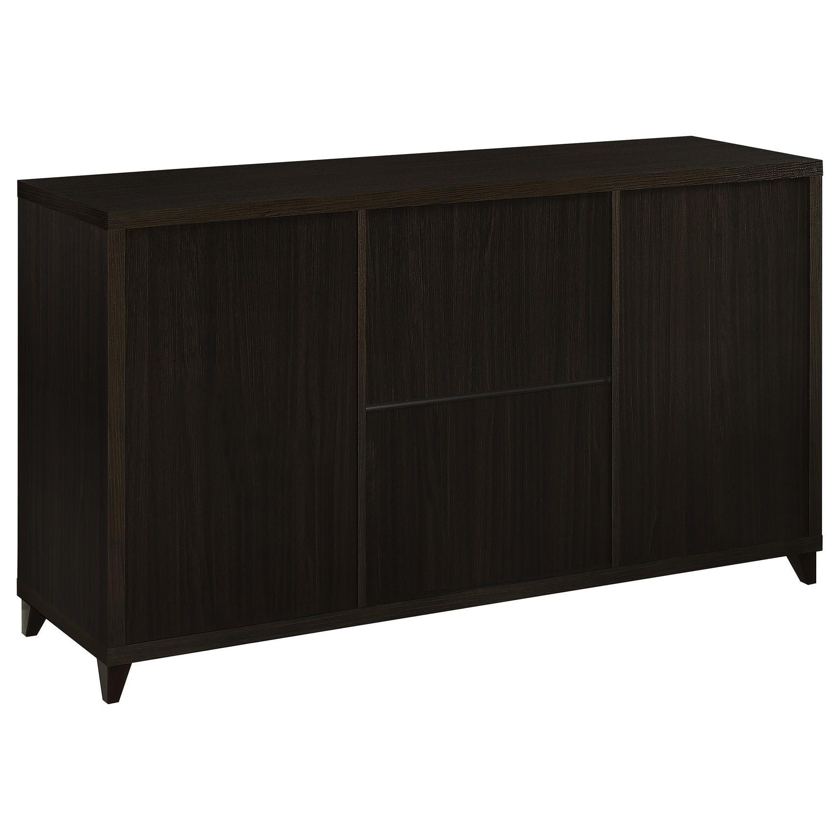 Lewes 2-door Engineered Wood 60-inch TV Stand Cappuccino - Tampa Furniture Outlet