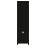 Lewes 4-shelf Engineered Wood Media Tower Cappuccino - Tampa Furniture Outlet