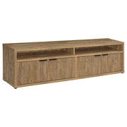 Tampa Furniture Outlet - Coaster - Tabby 79-inch 4-door Engineered Wood TV Stand Media Console Mango - 700933