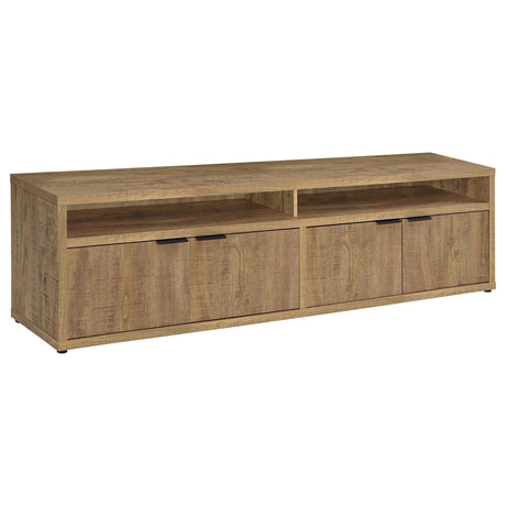 Tampa Furniture Outlet - Coaster - Tabby 79-inch 4-door Engineered Wood TV Stand Media Console Mango - 700933