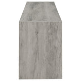 Burke 2-door Engineered Wood 71-inch TV Stand Grey Driftwood - Tampa Furniture Outlet