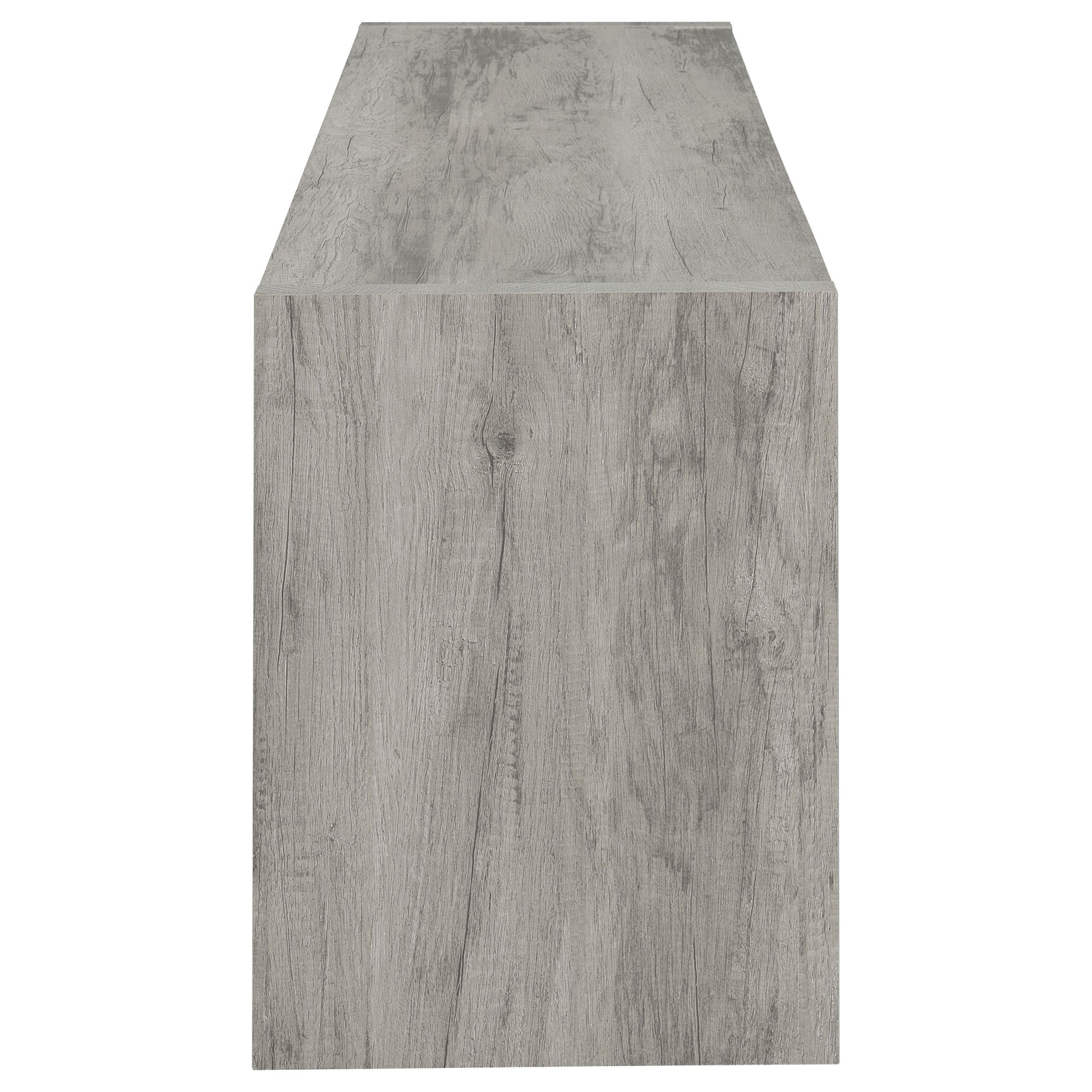 Burke 2-door Engineered Wood 71-inch TV Stand Grey Driftwood - Tampa Furniture Outlet