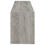 Burke 2-door Engineered Wood 71-inch TV Stand Grey Driftwood - Tampa Furniture Outlet
