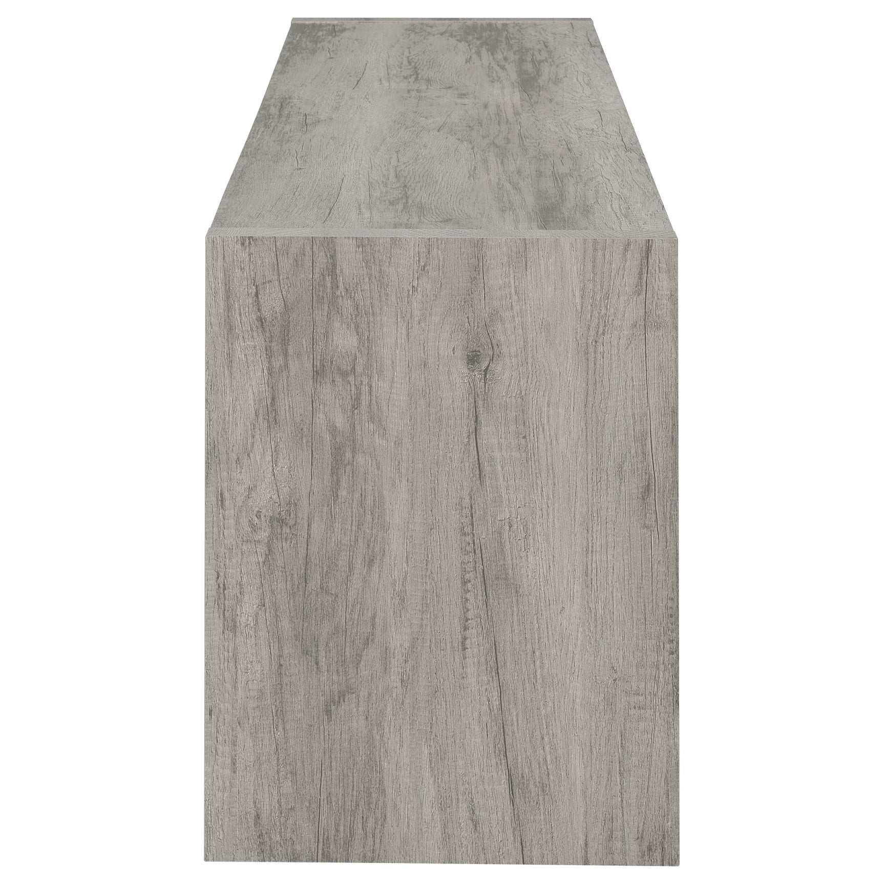 Burke 2-door Engineered Wood 71-inch TV Stand Grey Driftwood - Tampa Furniture Outlet