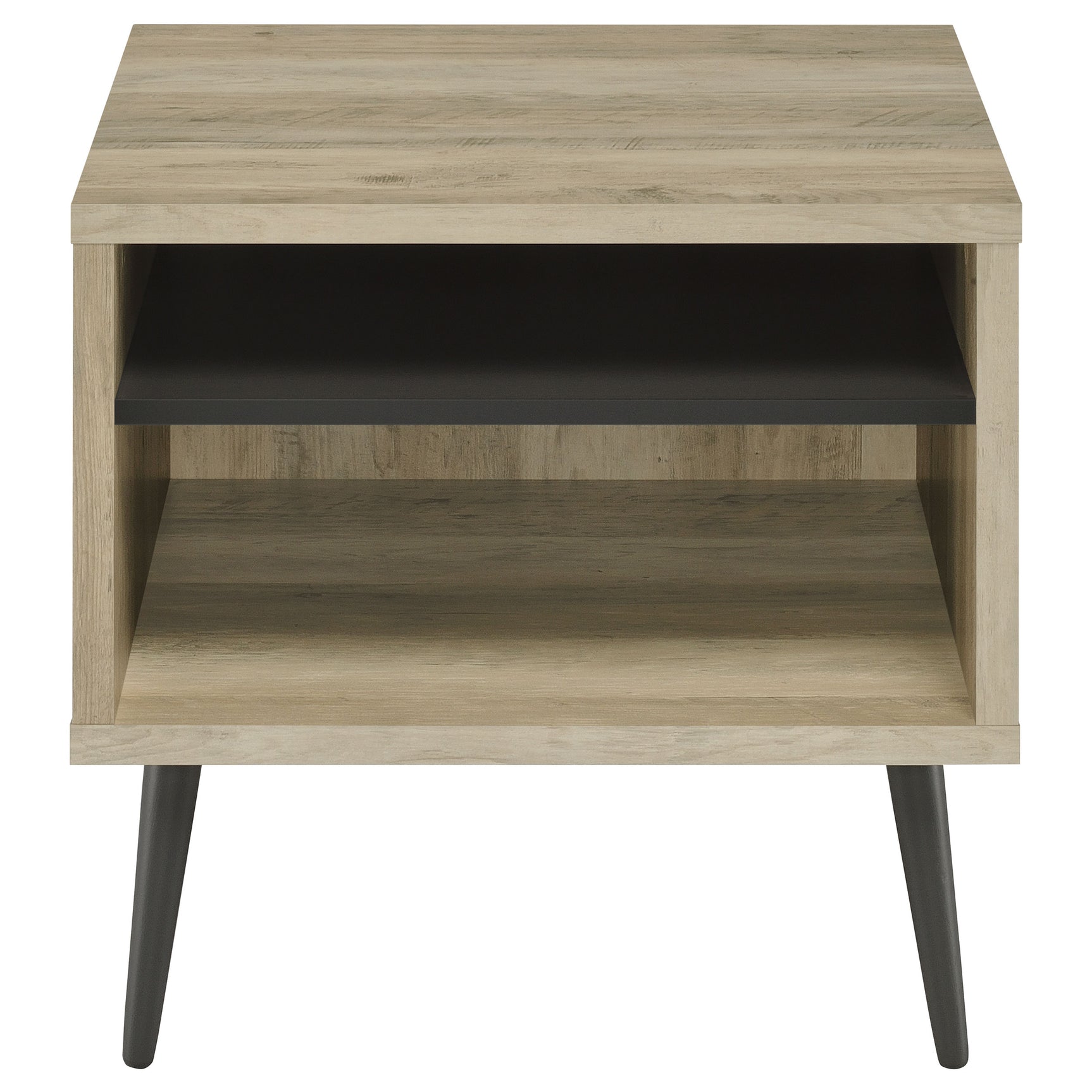 Welsh Square Engineered Wood Side End Table Distressed Pine - Tampa Furniture Outlet