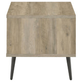Welsh Square Engineered Wood Side End Table Distressed Pine - Tampa Furniture Outlet