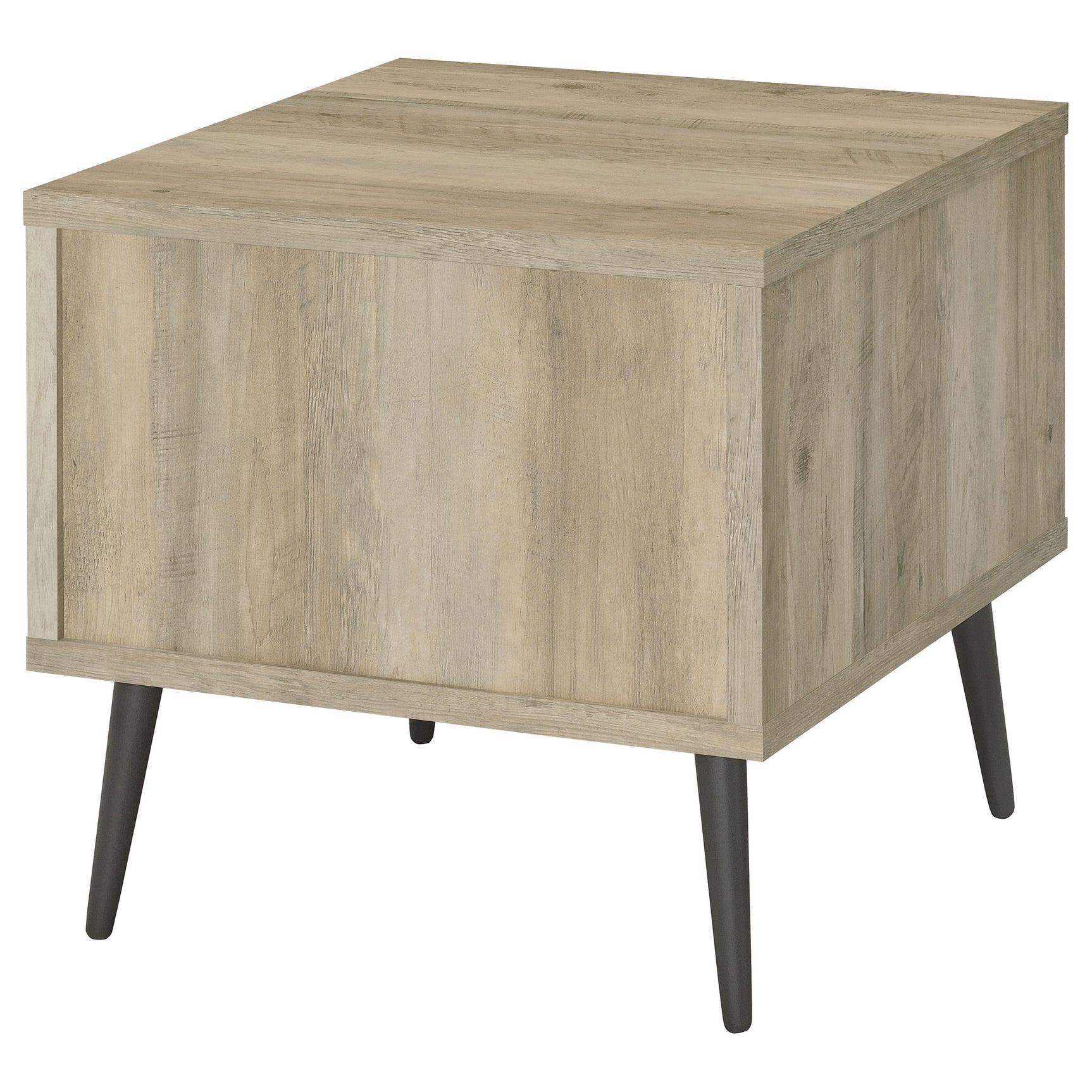 Welsh Square Engineered Wood Side End Table Distressed Pine - Tampa Furniture Outlet