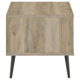 Welsh Square Engineered Wood Side End Table Distressed Pine - Tampa Furniture Outlet