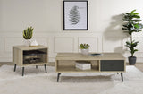 Welsh Square Engineered Wood Side End Table Distressed Pine - Tampa Furniture Outlet