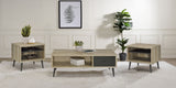 Tampa Furniture Outlet - Coaster - Welsh 3-piece Coffee and End Table Set Distressed Pine - 701038-S3