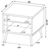 Welsh 3-piece Coffee and End Table Set Distressed Pine - Tampa Furniture Outlet