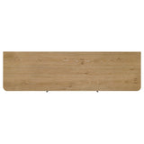 Rowe 65-inch 2-door Wood TV Stand Media Console Light Oak