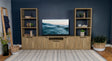 Tampa Furniture Outlet - Coaster - Tabby 3-piece 60-inch TV Entertainment Center Mango - 701702-SET