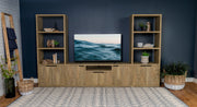 Tampa Furniture Outlet - Coaster - Tabby 3-piece 60-inch TV Entertainment Center Mango - 701702-SET
