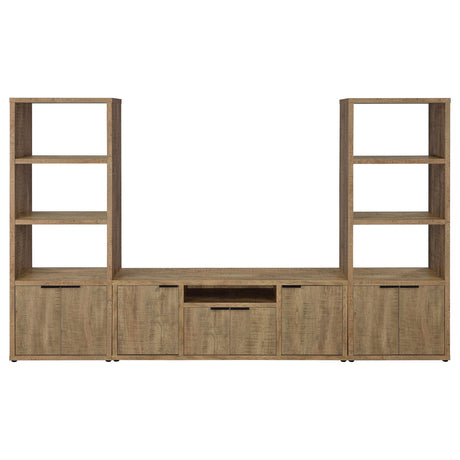Tabby 3-piece 60-inch TV Entertainment Center Mango - Tampa Furniture Outlet