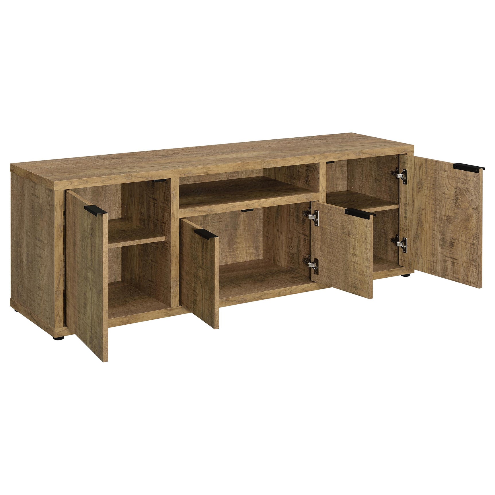 Tabby 3-piece 60-inch TV Entertainment Center Mango - Tampa Furniture Outlet