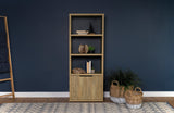 Tabby 3-shelf Engineered Wood Media Tower Mango - Tampa Furniture Outlet