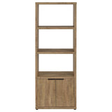 Tabby 3-shelf Engineered Wood Media Tower Mango - Tampa Furniture Outlet