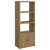 Tabby 3-shelf Engineered Wood Media Tower Mango - Tampa Furniture Outlet