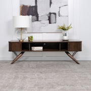 Tampa Furniture Outlet - Coaster - Valna Wood 71-inch TV Stand with Sliding Doors Walnut - 701713