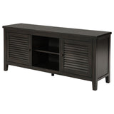 Concord 2-door 60-inch TV Stand Console Distressed Java - Tampa Furniture Outlet