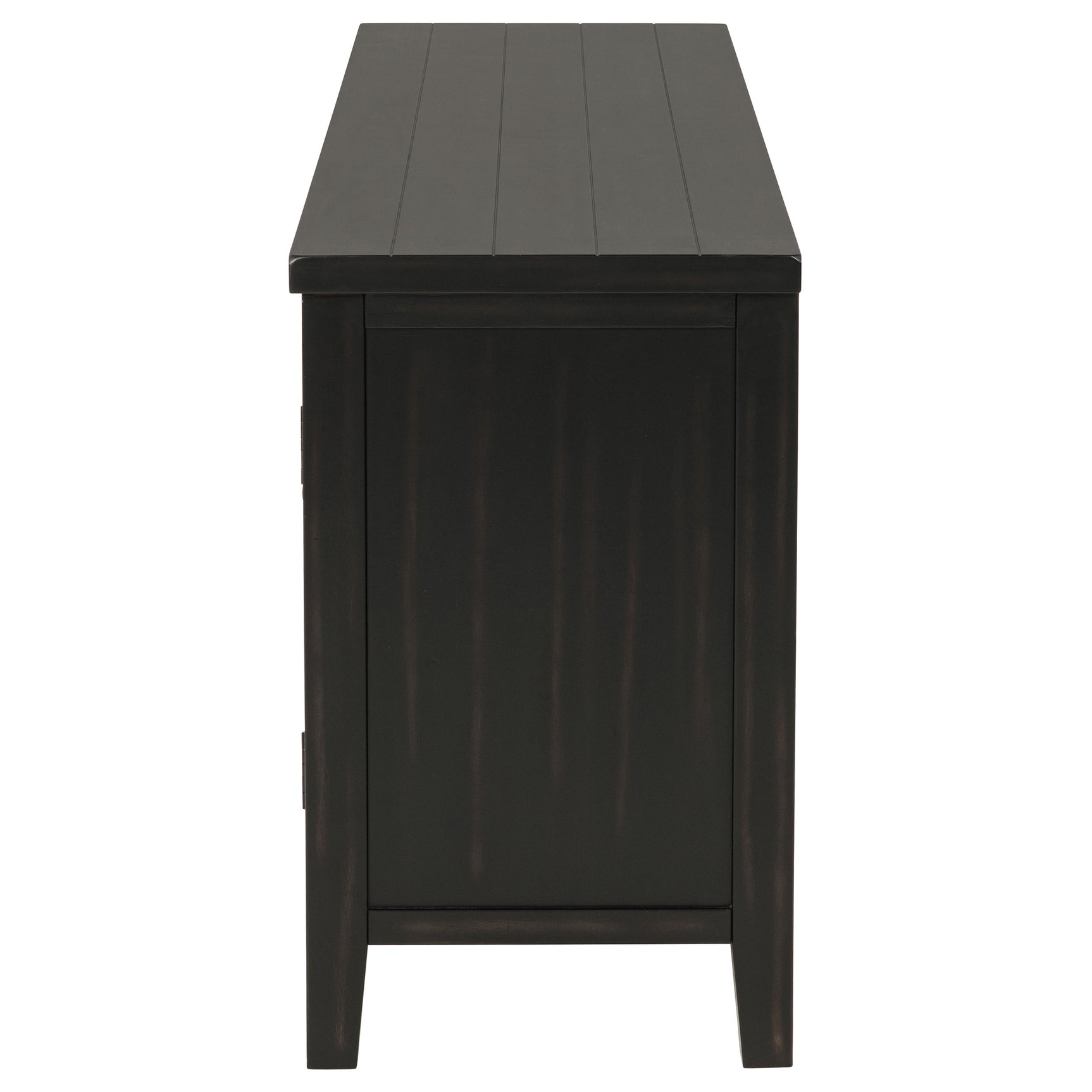 Concord 2-door 60-inch TV Stand Console Distressed Java - Tampa Furniture Outlet