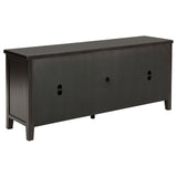 Concord 2-door 60-inch TV Stand Console Distressed Java - Tampa Furniture Outlet