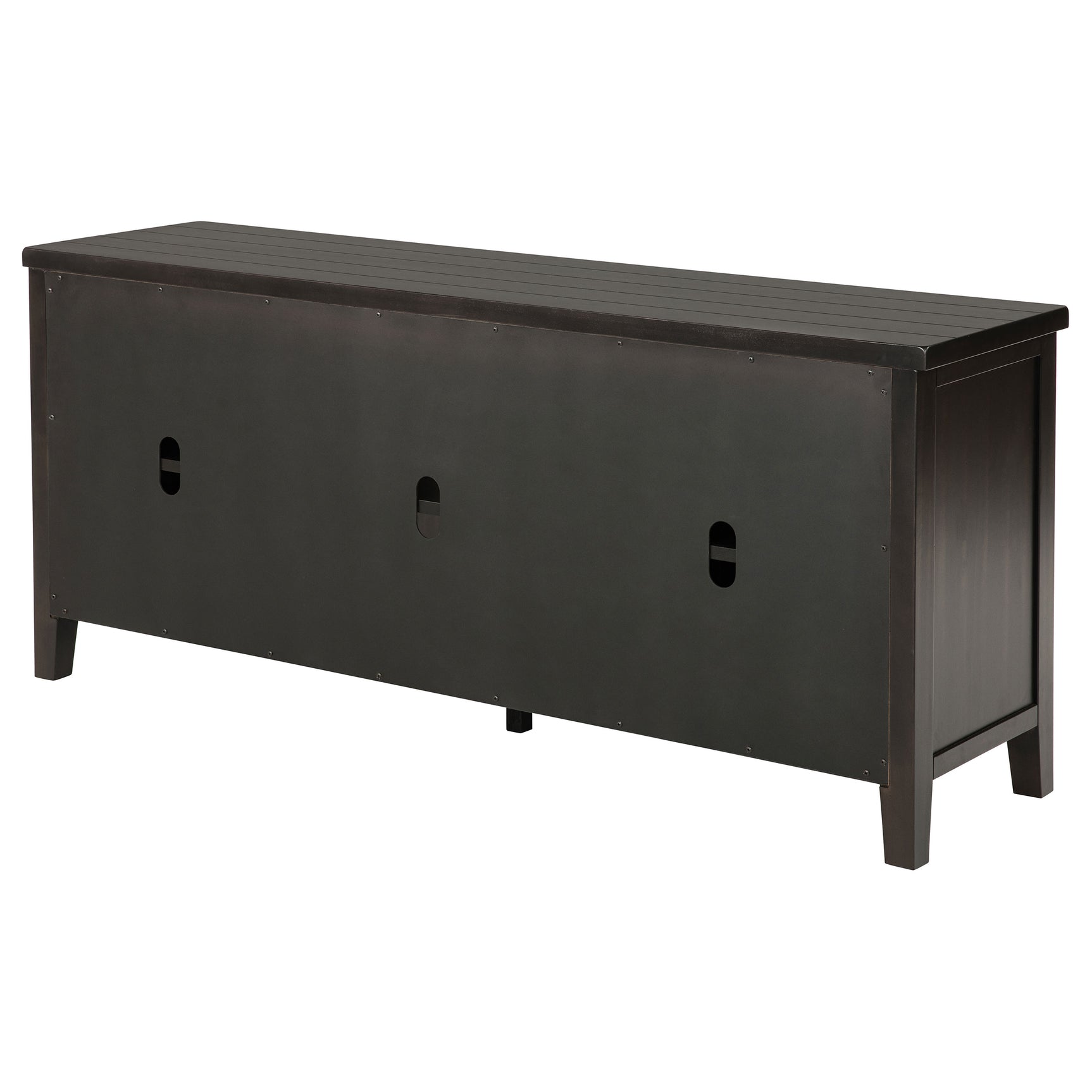 Concord 2-door 60-inch TV Stand Console Distressed Java - Tampa Furniture Outlet