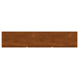 Trask 86-inch Wood TV Stand Media Console Mango Brown - Tampa Furniture Outlet