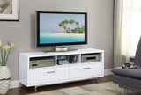 Casey 2-drawer Engineered Wood 60-inch TV Stand White - Tampa Furniture Outlet