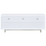 Casey 2-drawer Engineered Wood 60-inch TV Stand White - Tampa Furniture Outlet