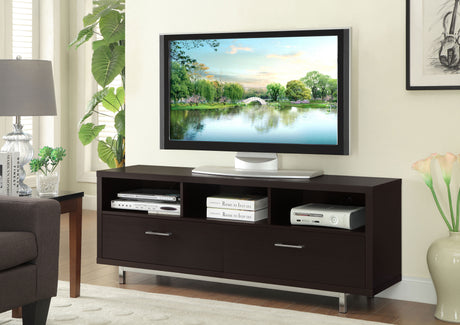 Casey 2-drawer Engineered Wood 60-inch TV Stand Cappuccino - Tampa Furniture Outlet
