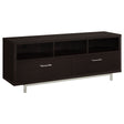 Tampa Furniture Outlet - Coaster - Casey 2-drawer Engineered Wood 60-inch TV Stand Cappuccino - 701973