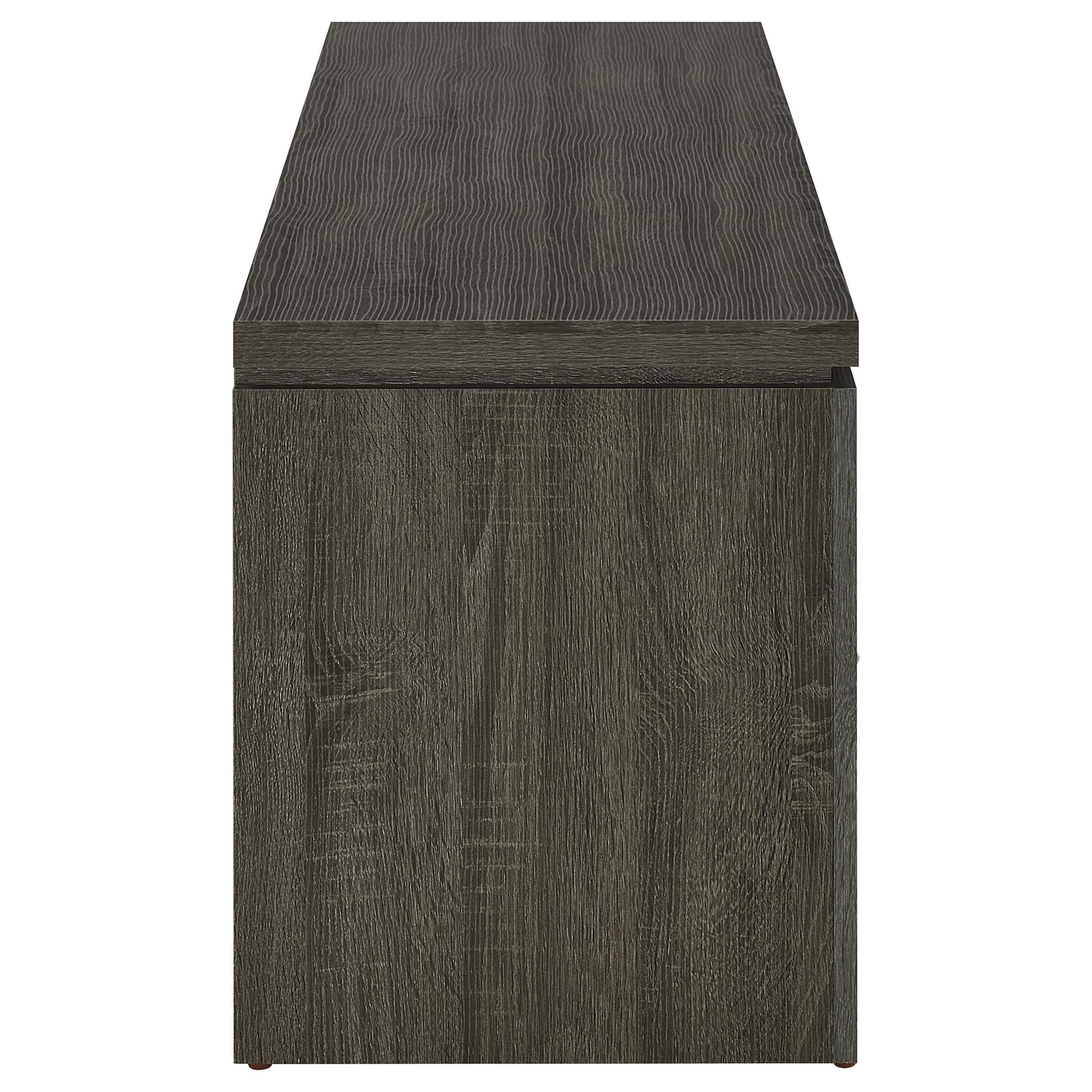 Elkton 2-drawer Engineered Wood 59-inch TV Stand Weathered Grey - Tampa Furniture Outlet